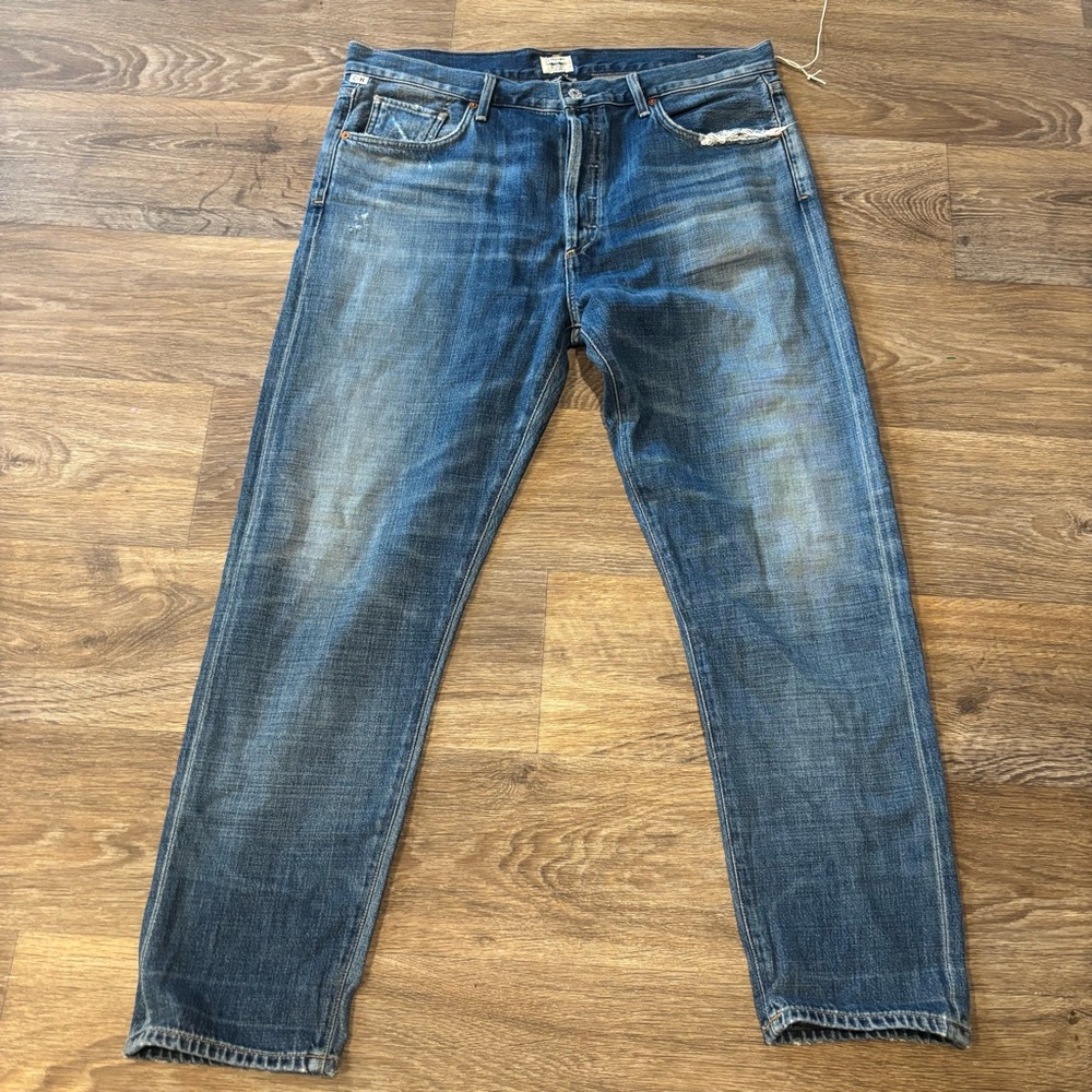 Citizens of Humanity Liya High Rise Crop Jeans Size 32 NWOT Classic Straight